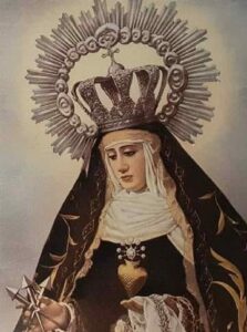 Imagen antigua de la Virgen del Espino
