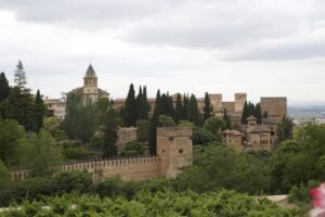 Vista de la Alhambra desde el Palacio del Generalife